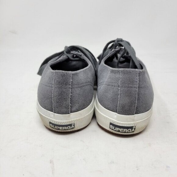 SuperGA | Women's Low-Top Leather Suede Sneakers Gray - Picture 12 of 14